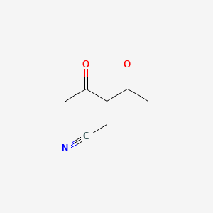 3-Acetyl-4-oxopentanenitrile