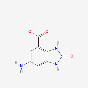 Methyl 6-amino-2-oxo-2,3-dihydro-1H-benzo[d]imidazole-4-carboxylate