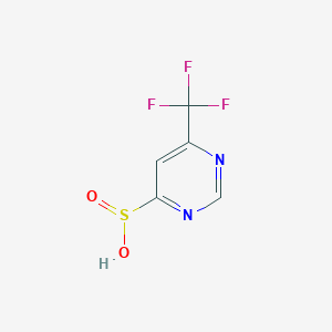 6-(Trifluoromethyl)pyrimidine-4-sulfinic acid