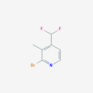 2-Bromo-4-(difluoromethyl)-3-methylpyridine