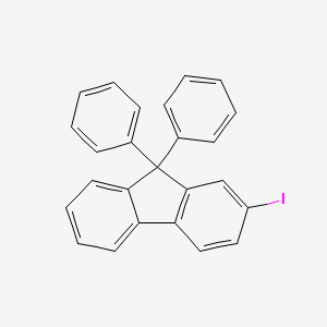 molecular formula C25H17I B15221741 2-Iodo-9,9-diphenyl-9H-fluorene 