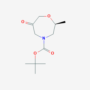 tert-Butyl (S)-2-methyl-6-oxo-1,4-oxazepane-4-carboxylate