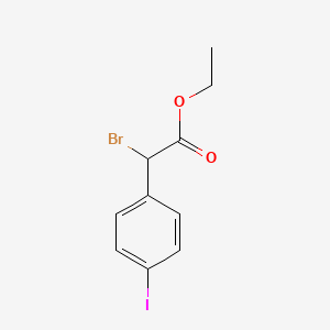 Ethyl 2-bromo-2-(4-iodophenyl)acetate