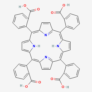 molecular formula C48H30N4O8 B15221857 meso-Tetra (2-carboxyphenyl) porphine 