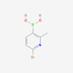 molecular formula C6H7BBrNO2 B1522186 (6-Bromo-2-methylpyridin-3-yl)boronic acid CAS No. 1072944-22-9