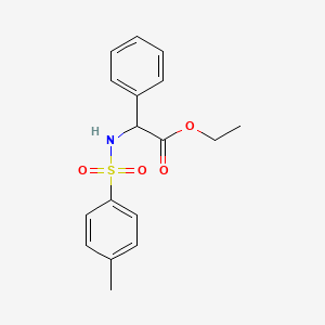 Ethyl 2-((4-methylphenyl)sulfonamido)-2-phenylacetate