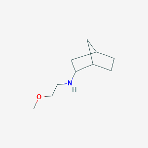 molecular formula C10H19NO B1522187 N-(2-methoxyethyl)bicyclo[2.2.1]heptan-2-amine CAS No. 467450-50-6