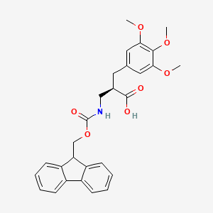 (R)-3-((((9H-Fluoren-9-yl)methoxy)carbonyl)amino)-2-(3,4,5-trimethoxybenzyl)propanoic acid