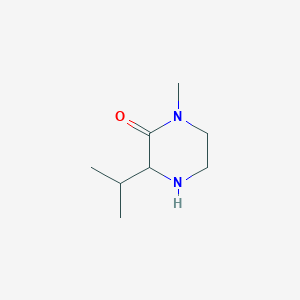 molecular formula C8H16N2O B1522188 3-Isopropyl-1-methylpiperazin-2-one CAS No. 1073556-03-2