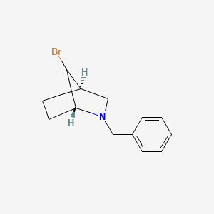 molecular formula C13H16BrN B15221882 (1R,4R)-2-Benzyl-7-bromo-2-azabicyclo[2.2.1]heptane 