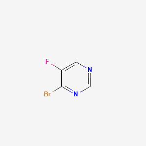 molecular formula C4H2BrFN2 B1522189 4-Bromo-5-fluoropyrimidine CAS No. 1003706-87-3