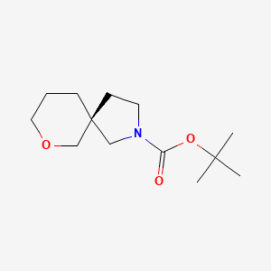 molecular formula C13H23NO3 B15221892 tert-Butyl (S)-7-oxa-2-azaspiro[4.5]decane-2-carboxylate 