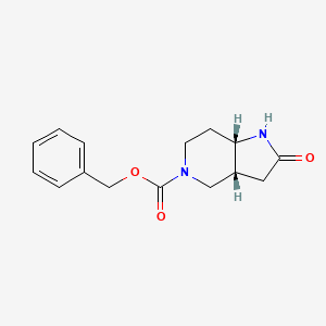 Benzyl (3aR,7aS)-2-oxooctahydro-5H-pyrrolo[3,2-c]pyridine-5-carboxylate