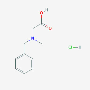 molecular formula C10H14ClNO2 B1522194 2-[Benzyl(methyl)amino]acetic acid hydrochloride CAS No. 324795-59-7
