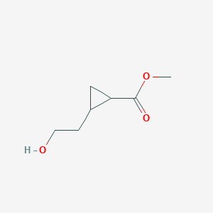 Methyl 2-(2-hydroxyethyl)cyclopropane-1-carboxylate