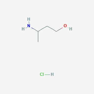 molecular formula C4H12ClNO B15221972 (R)-3-Aminobutan-1-ol hydrochloride 