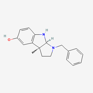 (3AS,8aS)-1-Benzyl-3a-methyl-1,2,3,3a,8,8a-hexahydropyrrolo[2,3-b]indol-5-ol