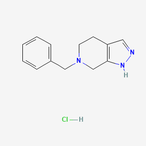 6-Benzyl-4,5,6,7-tetrahydro-1H-pyrazolo[3,4-c]pyridine hydrochloride