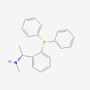 (R)-1-(2-(Diphenylphosphanyl)phenyl)-N-methylethan-1-amine