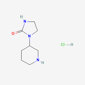 1-(Piperidin-3-yl)imidazolidin-2-one hydrochloride