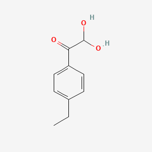 1-(4-Ethylphenyl)-2,2-dihydroxyethanone