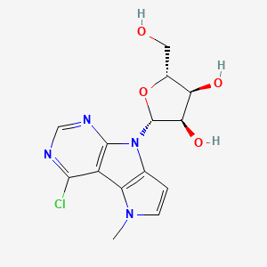 (2R,3R,4S,5R)-2-(12-chloro-3-methyl-3,7,9,11-tetrazatricyclo[6.4.0.02,6]dodeca-1(8),2(6),4,9,11-pentaen-7-yl)-5-(hydroxymethyl)oxolane-3,4-diol