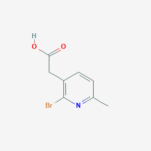 2-(2-Bromo-6-methylpyridin-3-yl)acetic acid