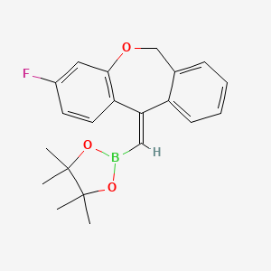 (Z)-2-((3-fluorodibenzo[b,e]oxepin-11(6H)-ylidene)methyl)-4,4,5,5-tetramethyl-1,3,2-dioxaborolane