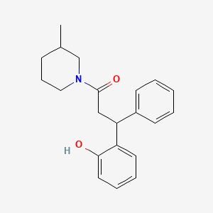 3-(2-Hydroxy-phenyl)-1-(3-methyl-piperidin-1-yl)-3-phenyl-propan-1-one