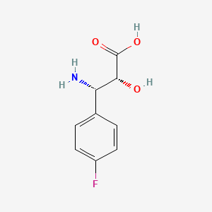 Rel-(2R,3S)-3-amino-3-(4-fluorophenyl)-2-hydroxypropanoic acid