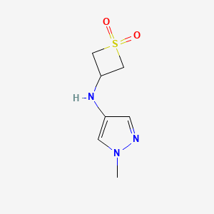 3-((1-Methyl-1H-pyrazol-4-yl)amino)thietane 1,1-dioxide