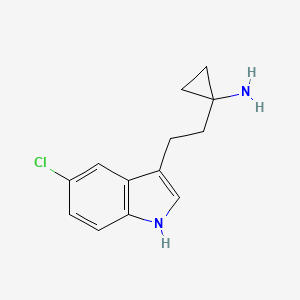 1-(2-(5-Chloro-1H-indol-3-yl)ethyl)cyclopropanamine