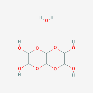 molecular formula C6H12O9 B15222283 Glyoxalhydratetrimer hydrate 