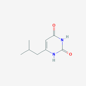 molecular formula C8H12N2O2 B15222320 6-isobutylpyrimidine-2,4(1H,3H)-dione 