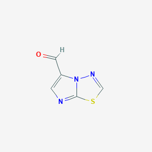 Imidazo[2,1-b][1,3,4]thiadiazole-5-carbaldehyde