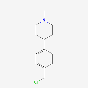 4-(4-(Chloromethyl)phenyl)-1-methylpiperidine