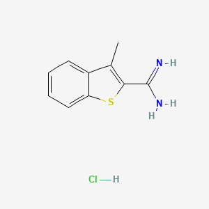 3-Methylbenzo[b]thiophene-2-carboximidamide hydrochloride