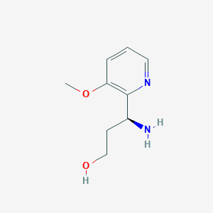 (S)-3-Amino-3-(3-methoxypyridin-2-yl)propan-1-ol