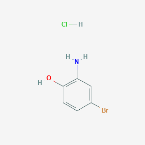 molecular formula C6H7BrClNO B1522251 2-Amino-4-bromophenol hydrochloride CAS No. 87855-72-9
