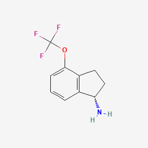 (S)-4-(Trifluoromethoxy)-2,3-dihydro-1H-inden-1-amine