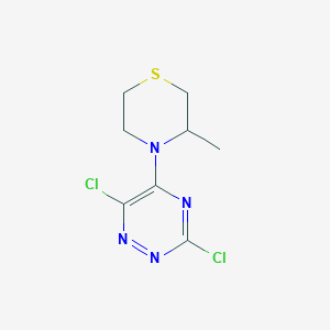 4-(3,6-Dichloro-1,2,4-triazin-5-yl)-3-methylthiomorpholine