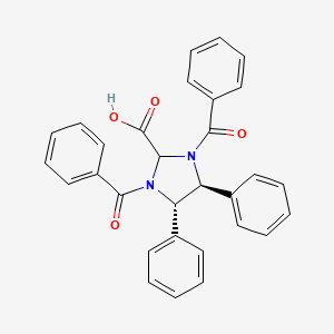 (4S,5S)-1,3-Dibenzoyl-4,5-diphenylimidazolidine-2-carboxylic acid