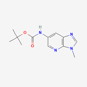 tert-Butyl 3-methyl-3H-imidazo[4,5-b]pyridin-6-ylcarbamate