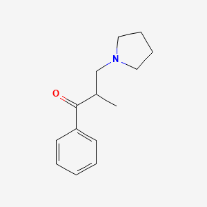 2-Methyl-1-phenyl-3-(pyrrolidin-1-yl)propan-1-one