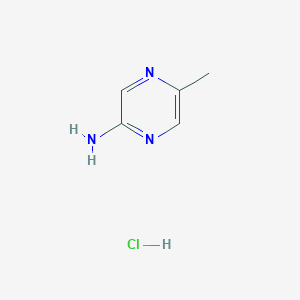 molecular formula C5H8ClN3 B1522261 5-Methylpyrazin-2-amine hydrochloride CAS No. 1159824-25-5