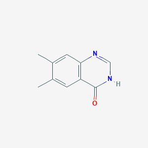 molecular formula C10H10N2O B15222610 6,7-Dimethylquinazolin-4(3H)-one 