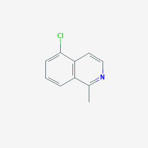 molecular formula C10H8ClN B15222618 5-Chloro-1-methylisoquinoline 