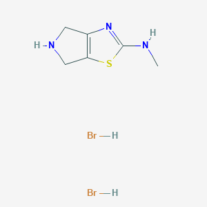 N-Methyl-5,6-dihydro-4H-pyrrolo[3,4-d]thiazol-2-amine dihydrobromide