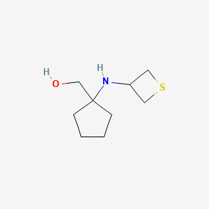 (1-(Thietan-3-ylamino)cyclopentyl)methanol