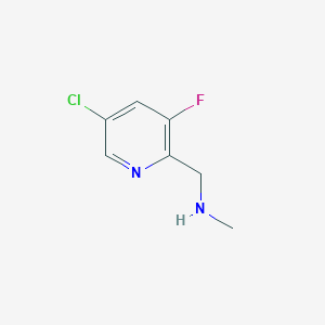 1-(5-Chloro-3-fluoropyridin-2-yl)-N-methylmethanamine